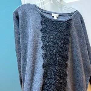 Gorgeous Garnet Hill Cashmere Sweater Sz M, worn once!